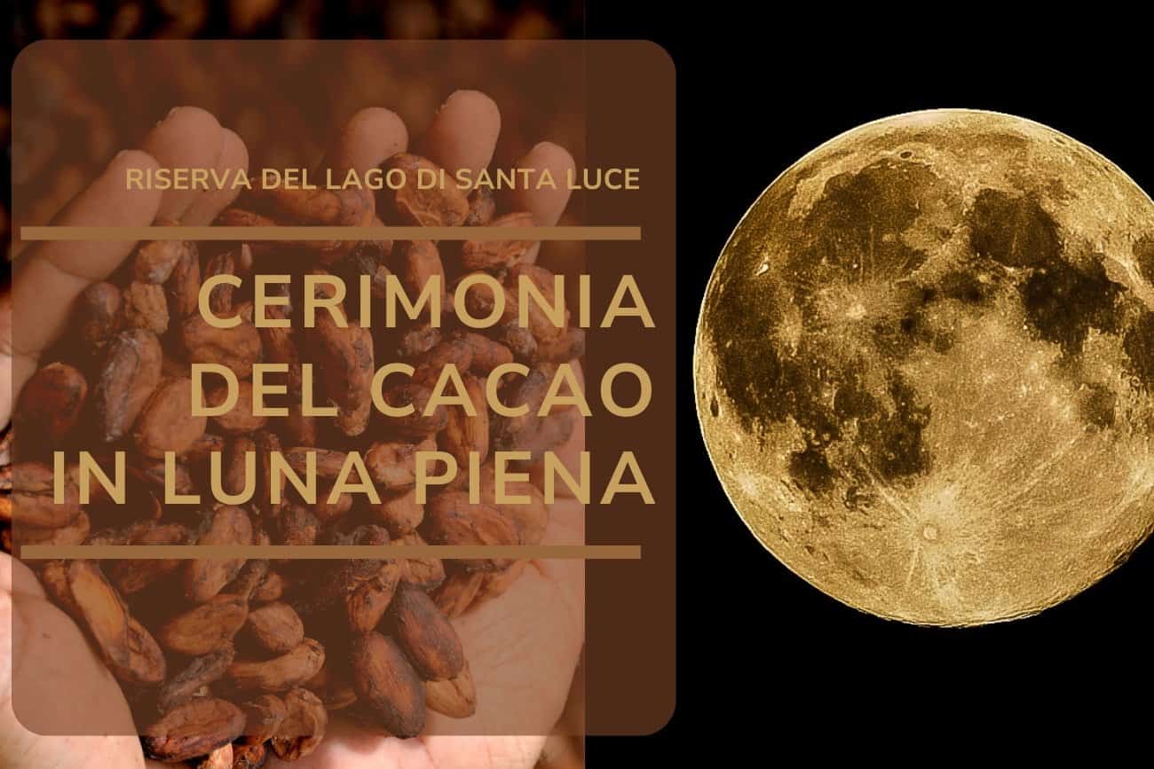 Cerimonia del cacao alla riserva naturale lago di santa luce con maria cristina galigani operatrice olistica