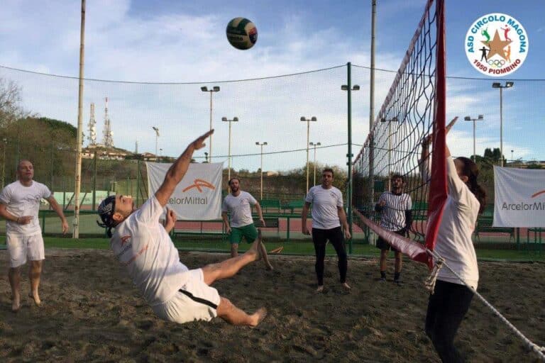 beach volley vicino al mare piombino asd magona