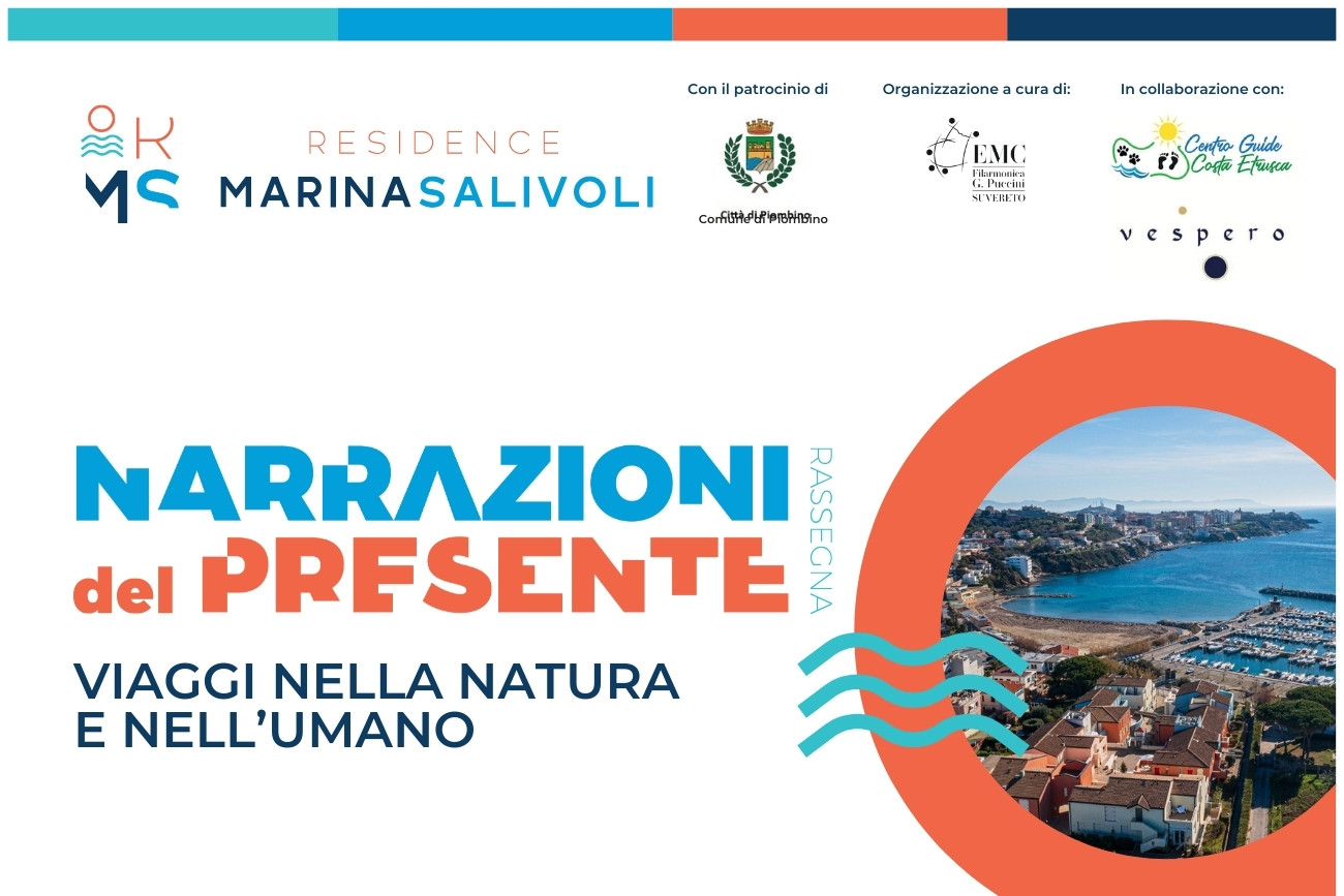 narrazioni del presente, rassegna sulla natura e l'uomo al Residence Marina di Salivoli a PIombino